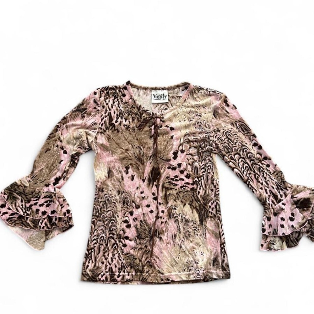 Vintage Vanity Y2K sequin top